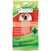 BOGAR bogacare CLEAN &amp; FRESH WIPES, pes, 15ks