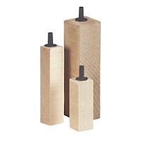 HOBBY Příslušenství Vzduchovací kostka, lipové dřevo, 75x15x15 mm, 2 ks
