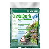 DENNERLE Písek Kristall-Quarzkies 5 kg, 1-2 mm, mechově zelená