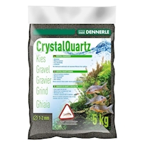 DENNERLE Písek Kristall-Quarzkies 5 kg, 1-2 mm, diamantově černá