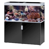 EHEIM akvárium INCPIRIA 400 se skřínkou a osvětlením, mořská, černá/stříbrná