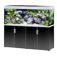 EHEIM akvárium INCPIRIA 500 se skřínkou a osvětlením LED, černá/stříbrná