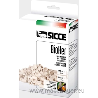 SICCE Příslušenství Keramická filtrační náplň BioKer 170 g pro filtr Whale 120, 200, 350 a 500