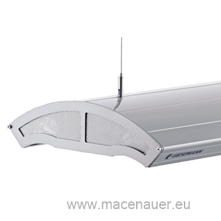 GIESEMANN Osvětlení Infiniti HQI 2x150 W, T5 2x80 W, 1500 mm, stříbrná