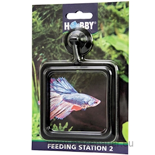 HOBBY Feeding Station 2 čtverec na krmení do akvária, 10x10 cm