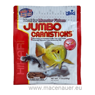 HIKARI Krmivo Jumbo Carnisticks 500 g 