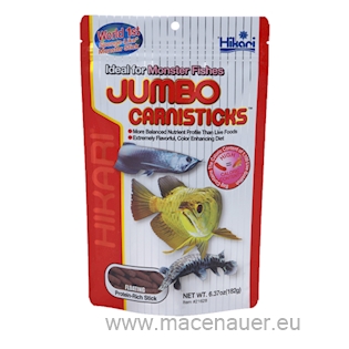 HIKARI Krmivo Jumbo Carnisticks 182 g