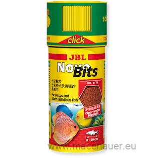 JBL Prémiové hlavní krmivo NovoBits, 250ml Click