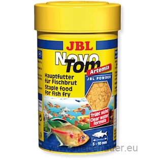 JBL Základní krmivo pro mladé živorodé akvarijní ryby Novotom Artemia, 100ml