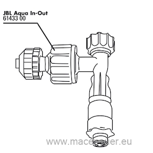 JBL Aqua In-Out čerpadlo trysky na 12/16mm