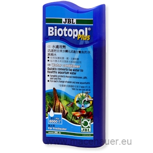 JBL Přípravek na úpravu vody proti vysokému obsahu chloru Biotopol plus, 250ml