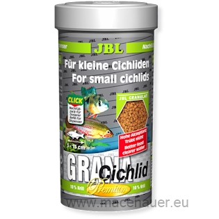 JBL Prémiové granulované hlavní krmivo GranaCichlid, 250ml Refill