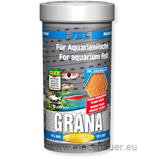 JBL Hlavní prémiové krmivo pro malé akvarijní ryby Grana, 250ml REFILL
