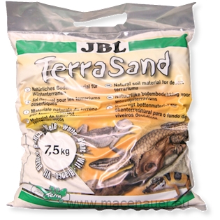 JBL Přírodní substrát TerraSand, bílý, 7,5 kg