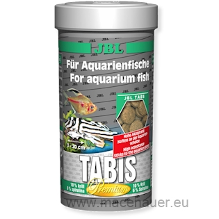 JBL Prémiové krmivové tablety Tabis, 250ml