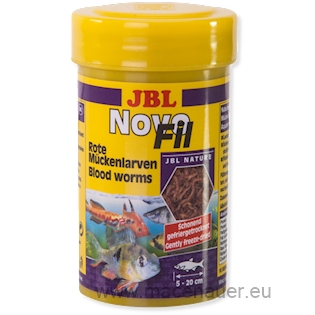JBL Doplňkové krmivo pro vybíravé akvarijní ryby NovoFil, 250 ml
