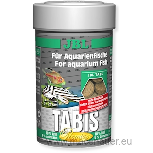 JBL Prémiové krmivové tablety Tabis, 100 ml