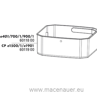 JBL CP e15/1900/1,2 Vložka koše, standard