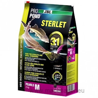 JBL Hlavní krmivo pro střední jesetery PROPOND STERLET M, 3 kg