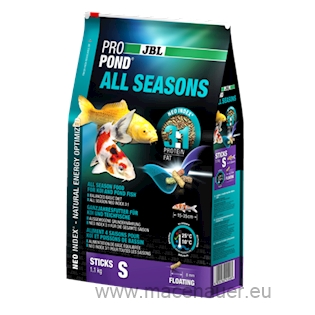 JBL Celoroční krmivo PROPOND ALL SEASONS S, 1,1 kg