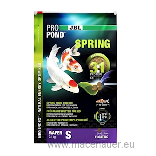 JBL Jarní krmivo PROPOND SPRING S, 2,1 kg