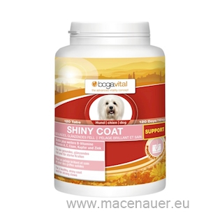 BOGAR Doplněk stravy Bogavital SHINY COAT support, pro psy, 180 g/120 tablet