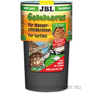 JBL Pamlsky pro vodní želvy Gammarus Nachfüllpack, náplň, 80 g
