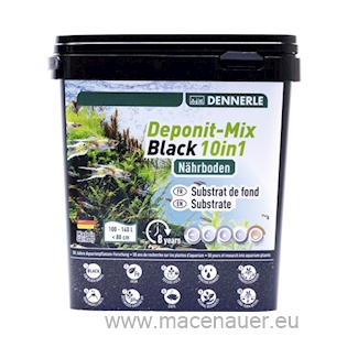 DENNERLE Výživový substrát Deponit-Mix Black 10in1, 4,8kg