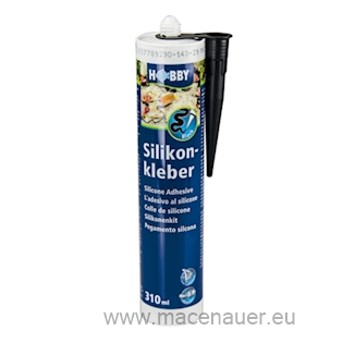 HOBBY Lepidlo Silicone Adhesive, 310 ml, černé