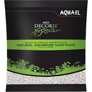 AQUAEL písek Aqua Decoris, 1kg, 2-3 mm, bílý