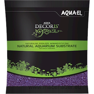 AQUAEL písek Aqua Decoris, 1kg, 2-3 mm, fialový