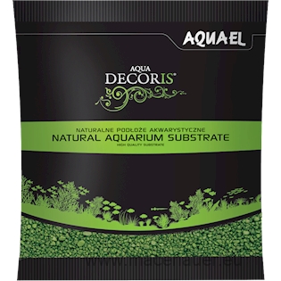 AQUAEL písek Aqua Decoris, 1kg, 2-3 mm, zelený