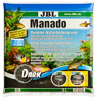 JBL Tmavý přírodní substrát Manado DARK, 3l