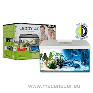 AQUAEL Akvarijní set Leddy D&N 40 bílý, 25l