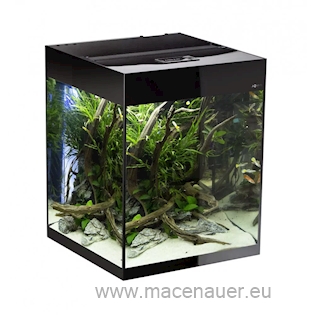 AQUAEL Akvárium Glossy Cube D&N, 135 l, černé