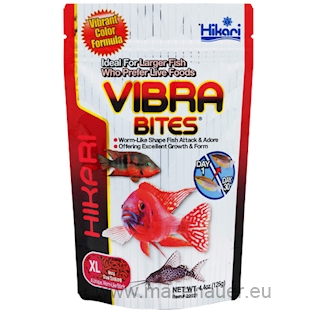 HIKARI Krmivo Vibra Bites XL, 125 g