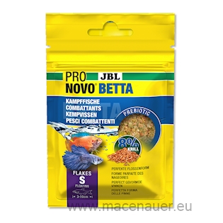 JBL Krmivo ProNovo Betta Flakes S, 20 ml