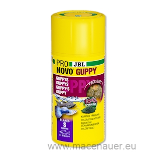 JBL Krmivo ProNovo Guppy Flakes S, 100 ml
