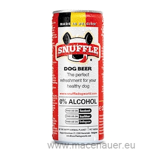 The Happy Animal Planet Pivo pro psy Snuffle hovězí 25cl, plechovka