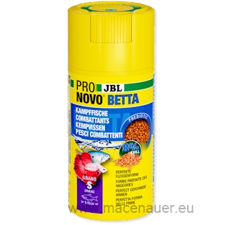 JBL Krmivo ProNovo Betta Grano S, 100 ml, CLICK