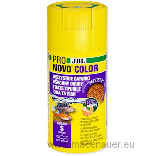 JBL Hlavní krmivo PRONOVO COLOR GRANO S, 100 ml