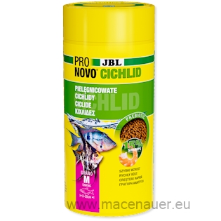 JBL Krmivo ProNovo Cichlid Grano M, 1000ml