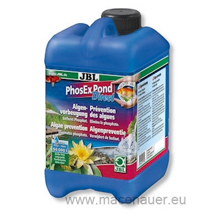 JBL Odstraňovač fosfátů pro filtry jezírek PhosEx Pond Direct, 2,5l