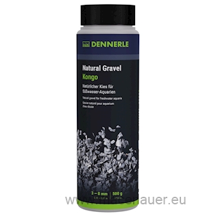 DENNERLE Natural Gravel Kongo, 3 - 8 mm, 500 g