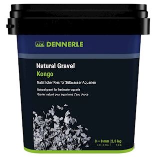 DENNERLE Natural Gravel Kongo, 3 - 8 mm, 2,5 kg