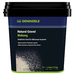 DENNERLE Natural Gravel Mekong, 0,1 - 0,6 mm, 2,5 kg