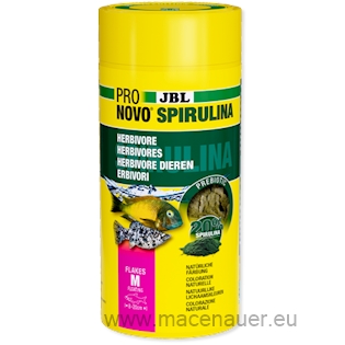 JBL Krmivo ProNovo Spirulina Flakes M, 1000ml