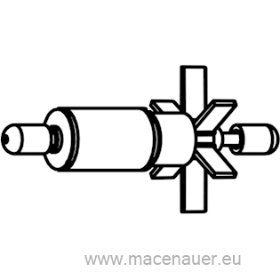 SICCE Náhradní díl Kompletní rotor s ocelovou osičkou pro filtr Whale 120 a Space Eko+ 100 (SGR0143)