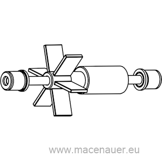 SICCE Náhradní díl Kompletní rotor s keramickou osičkou pro čerpadlo Syncra 3.5, 4.0 a 5.0 (SGR0069)