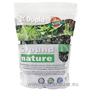HOBBY Substrát Ground Nature Black Pebbles 8-16mm, 2kg